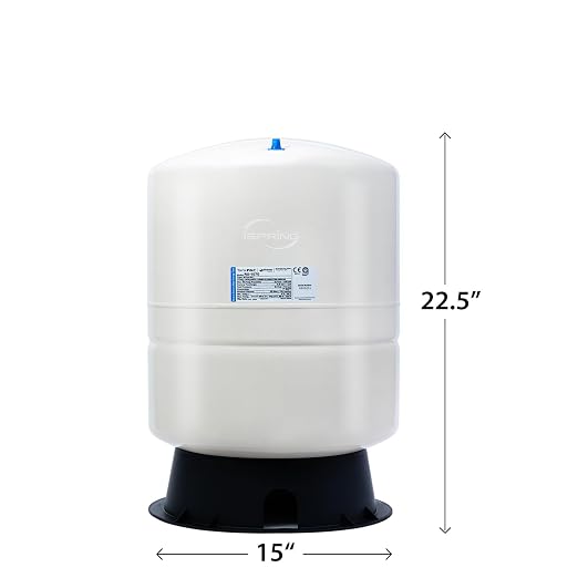 iSpring T11M 11 Gallon Pre-Pressurized Water Storage Reverse Osmosis Systems ro