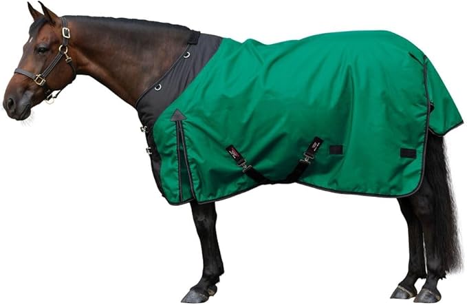 STORM SHIELD Classic II Surcingle Horse Turnout Blanket | Contour Collar | Horse Blankets for Winter Waterproof | 1200D Ripstop Durability | Winter Horse Blanket
