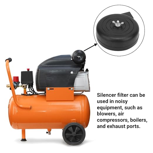 Air Compressor Intake Filter and Silencer 20mm 1/2PT Replacement Part Reduces