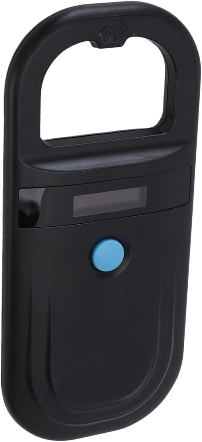 Microchip Scanner, 1000 Records Rechargeable Display Screen Pet Chip Scanner for EMID (Type 2)