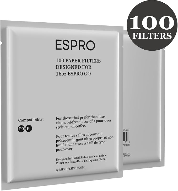 ESPRO 100 Count Coffee Paper Filters