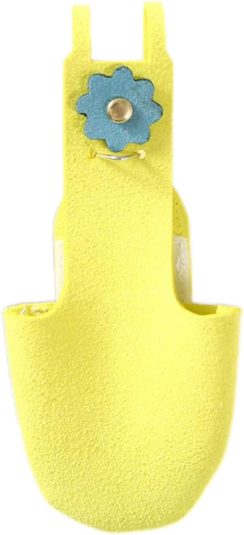 Parrot Clothes, Bird Diapers, Tiger Skin Peony, Flight Suit - Key Features for Avian Comfort and Style (Yellow, M, Count, 1)