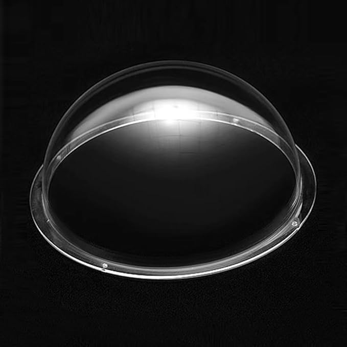 LOTOWELZON 5.5inch Acrylic Replacement Transparent Clear Camera Dome Cover Security Camera Housing Pet Dog Fence Window Skylight Window (ID140mm*H70mm/5.5 * 2.75in)