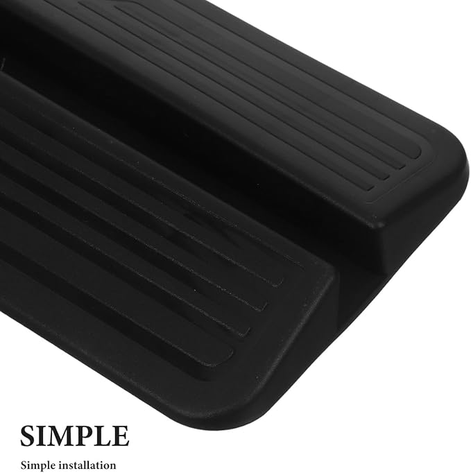 CHILDWEET Baby Gate Pedal Accessory Black Pp Plastic Door Ramp Support Feet for Home Safety Gate Reinforcement Easy Installation Stairway Pet Kick Plate
