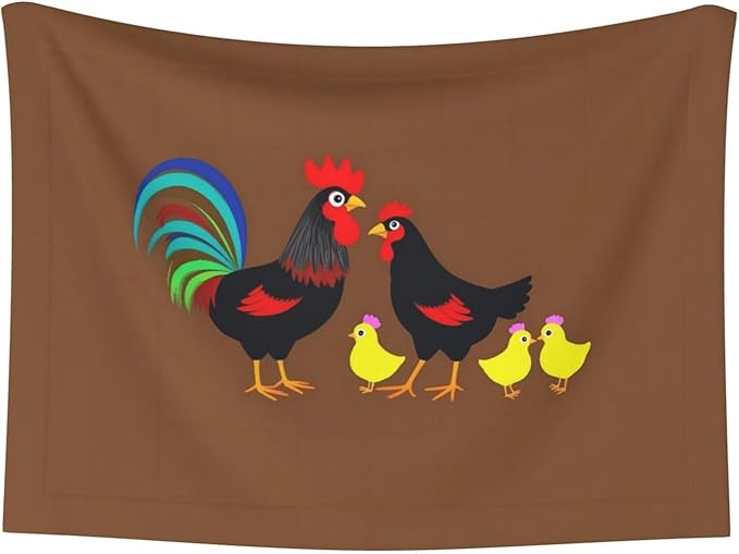 Chicken Farm Animal Print Soft Plush Pet Blanket, Washable Dog Blanket, Cat Fleece Throw, Puppy Bed Crate Mat & Sofa Couch Protector - Small