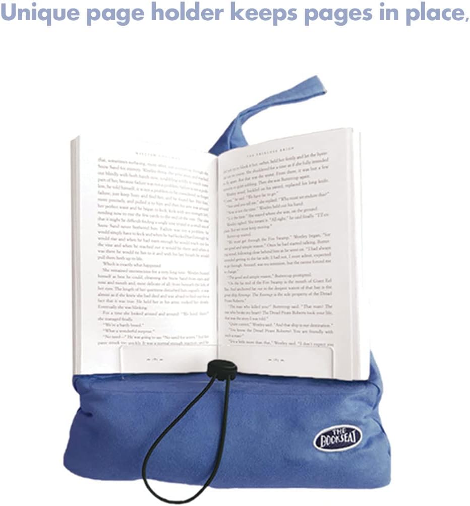 The Book Seat - Sky Blue - The Most Comfortable Way to Read, Hands Free!