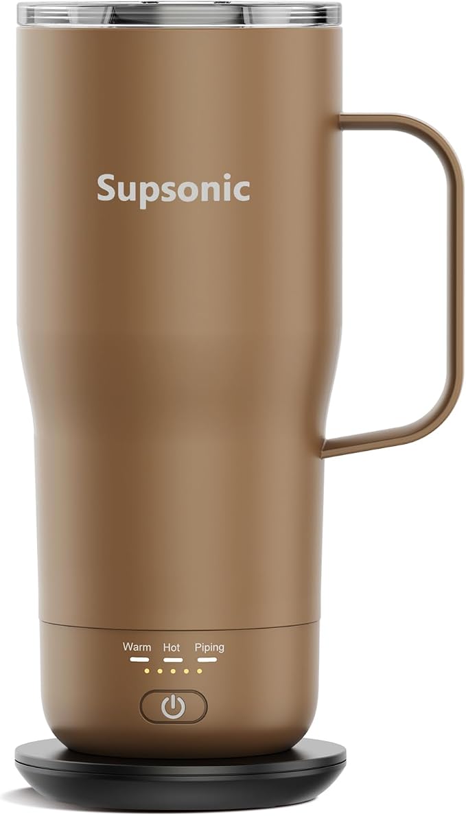 Supsonic Heated Coffee Mug, 20oz Electric Temperature Control Cup | Keeps