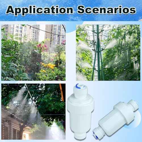 Outdoor Misting System Water Filter 2 Pieces Calcium Inhibitor Filter
