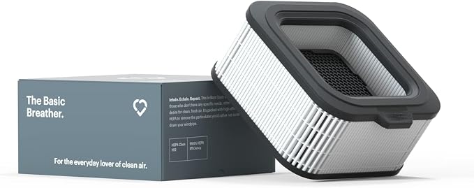 Mila Air Authentic Basic Breather H12 HEPA Home Replacement Filter, Genuine