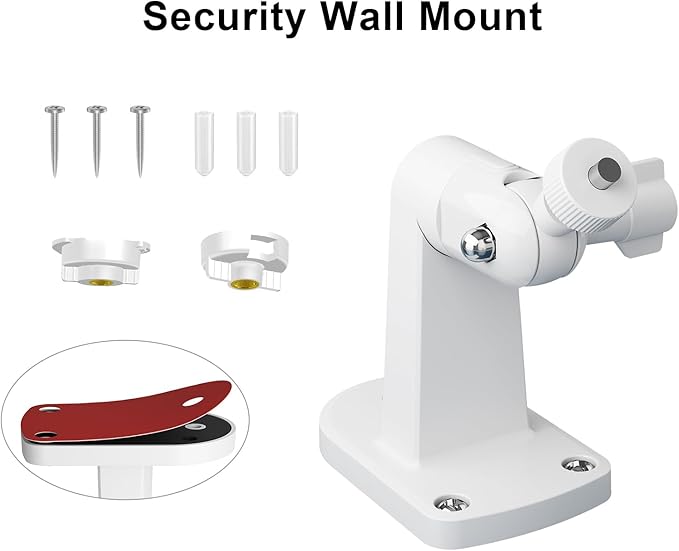 Adjustable Baby Monitor Wall Mount for Hellobaby HB65/HB6550/Pro/HB6560/HB6240/ HB65/ HB6351/ HB6339/ HB66/HB40/HB66 & ANMEATE SM935E, Perfect View & Easy Install