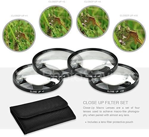 77mm 7PC Filter Set for Nikon COOLPIX P1000, P1100 Digital Camera