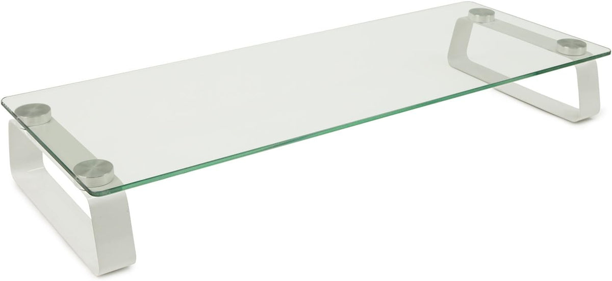 Mount-It! Glass Monitor & Laptop Riser Stand, 22", 44 lbs