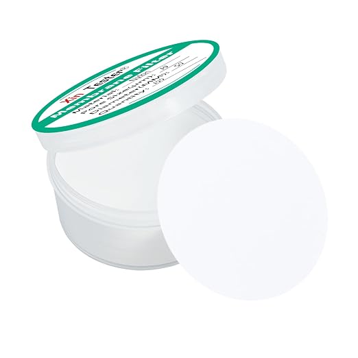 Xin Tester 100 Pieces Nylon Disc Membrane Filters, 50 mm Diameter, 10µm Pore