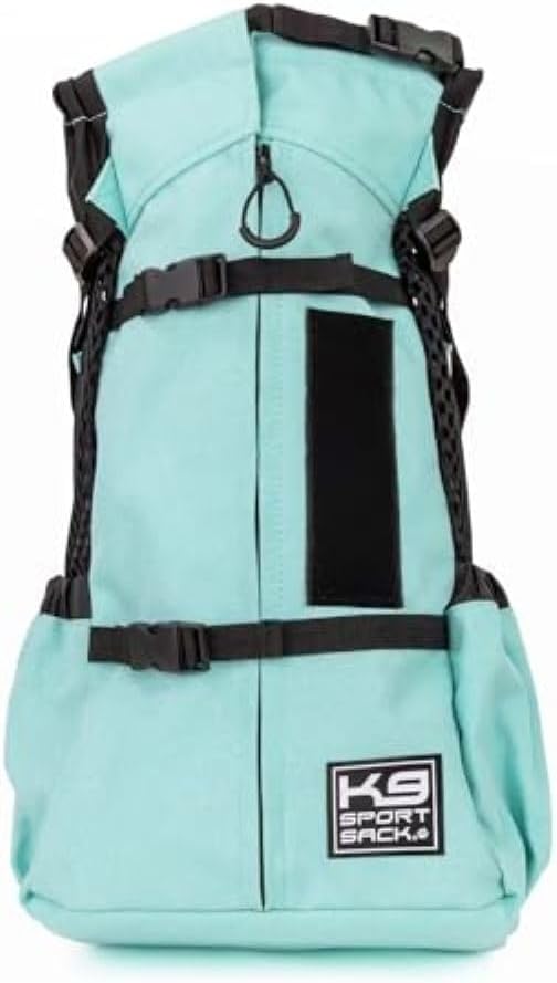K9 Sport Sack Air 2 - Large, Summer Mint - Ideal for Dogs with 20-22” Back Length - Durable, Breathable Backpack-Style Carrier - Perfect for Walks, Short Hikes & Public Transportation
