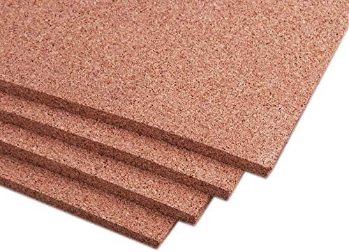 Manton Cork Premium Cork Sheet - 4' x 8' x 1/2", 100% Natural Facing Grade Material for Bulletin Boards, Decorative Photo and Message Push Pin Displays - Perfect for Home, School, and Office