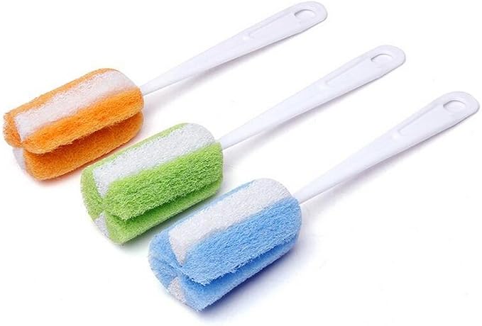 3PCS Soft Hanging Sponge Cleaning Brush Cleaner