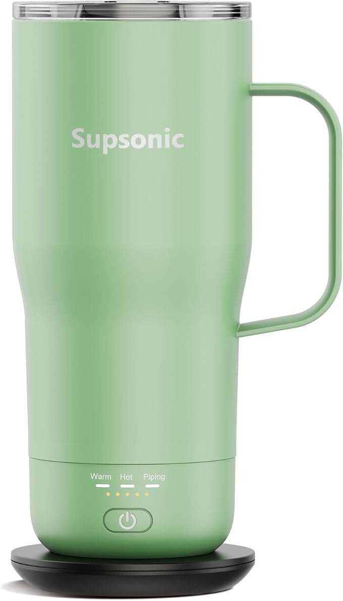 Supsonic Heated Coffee Mug, 20oz Electric Temperature Control Cup | Keeps