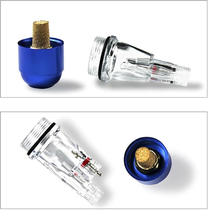 HUBEST New Airbrush Filter 1/8'' Comfortable Handy in-Line Mini Air Filter
