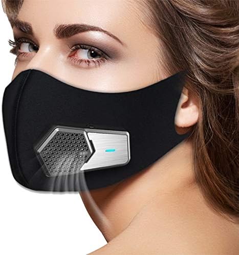 LSGTT Personal Smart Electric Air Face Mask, Reusable Wearable Air Purifiers