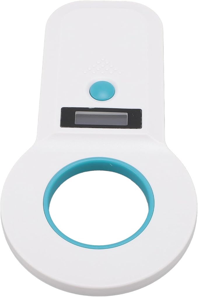 Pet Chip Scanner Animal Tag Reader USB Interface 15 Digits Microchip Recognizer for Cats Dogs 128 Data Storage Black The of Data Pet Efficient Help Reader Chip Effortlessly (White)