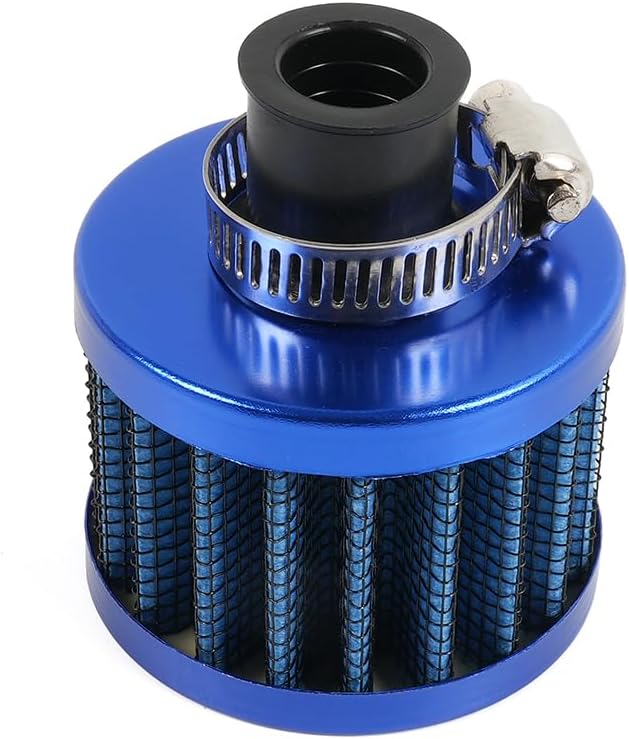 MUGE RACING 2Pcs Air Filter Cold Air Intake Filter Breather 12mm Valve Cover