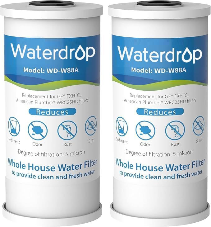 Waterdrop FXHTC Whole House Carbon Water Filter, Replacement
