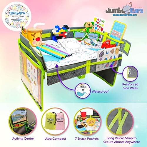 Gray Foldable Airplane Tray Placemat Cover