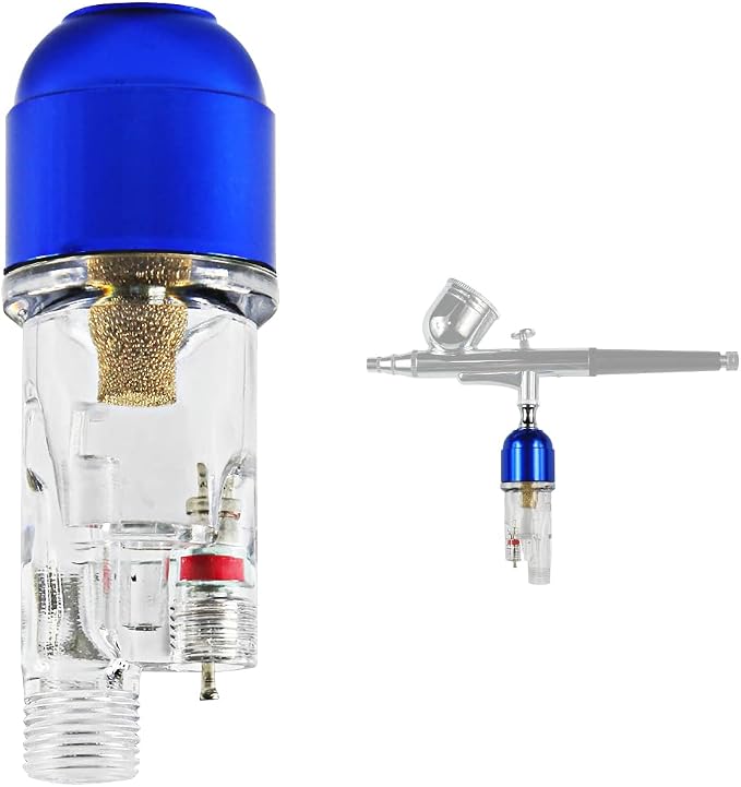 HUBEST New Airbrush Filter 1/8'' Comfortable Handy in-Line Mini Air Filter