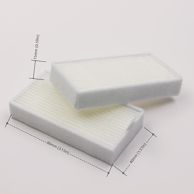 10pcs HEPA Filter for ILIFE Vacuum Cleaners, Replacement Filters for ILIFE V3