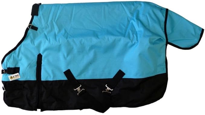 AJ Tack 1200D Waterproof Winter Pony Blanket - 300g Heavyweight Turnout with Fleece Collar, Shoulder Gussets & Tail Flap - Camouflage 52"