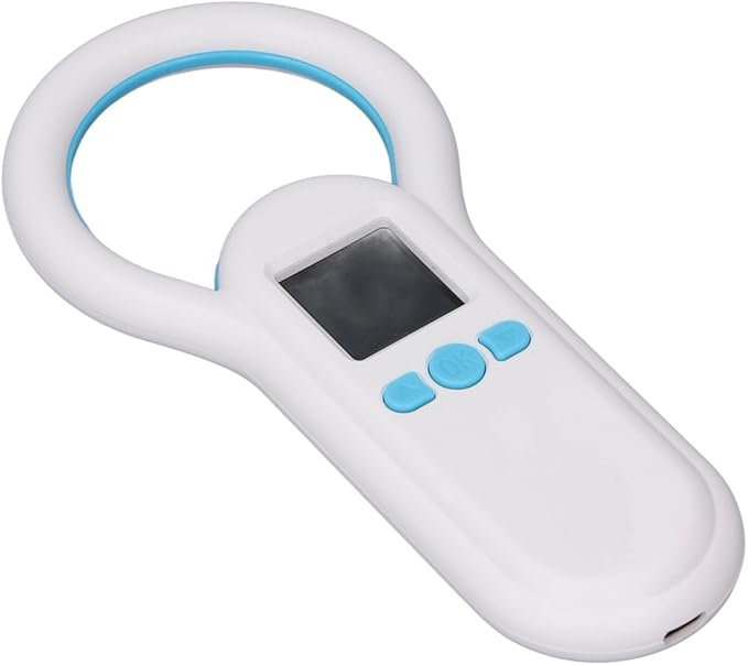 Animal Microchip Scanner, 1.44in TFT Screen 500 Data Storage 915M USB 2.4G Wireless BT Pet Chip Reader, with 3 Connection Methods, for ISO 11784 11785 FDX B Microchips