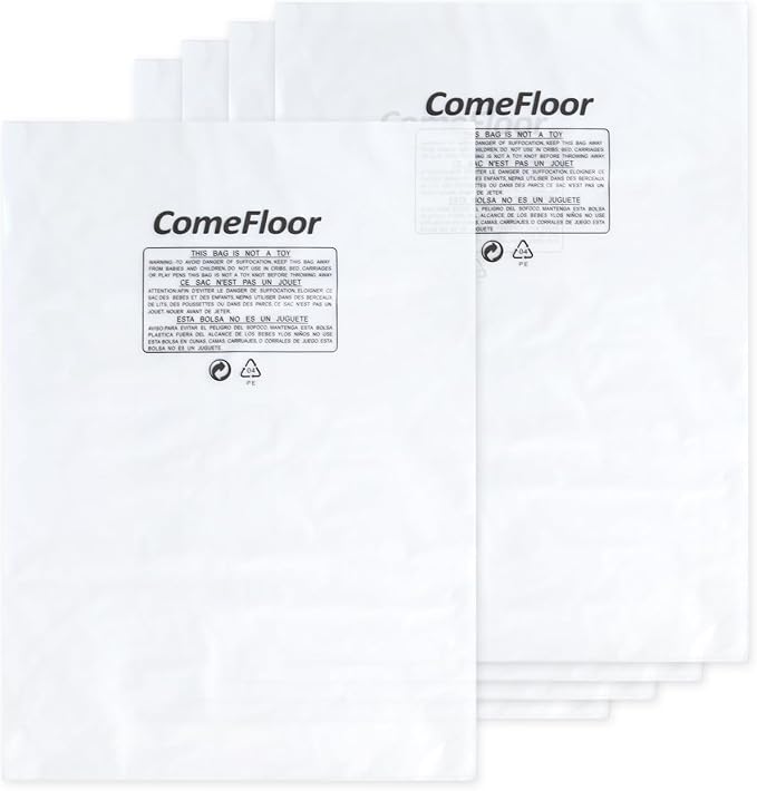 6.5Mil Clear Plastic Dust Collector Bags