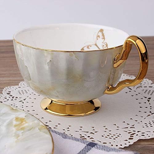 Bone China Cup and Saucer Set- Butterfly and Elegance