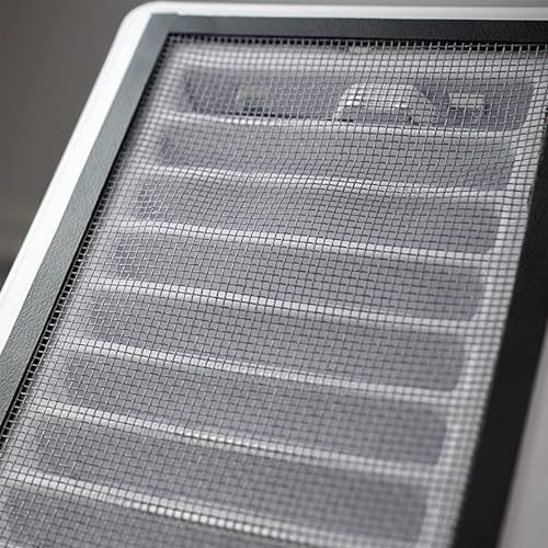 2Pcs Floor Register Cover Trap, 5x9 Inch Magnetic Air Vent Filter Floor Vent Covers Screen for Home, Dustproof Mesh Filters Net Trap Keeps Flies, Coin, Pet Hair, Food Out