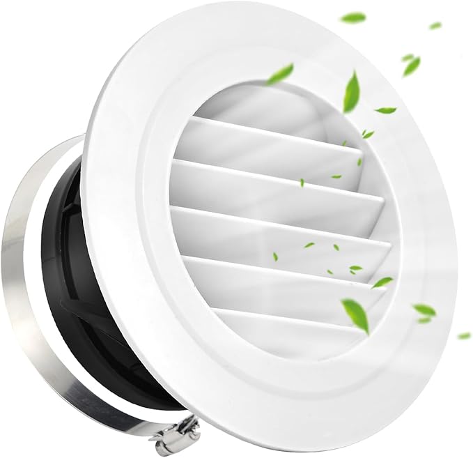 Soffit Vents 8 Inch, Round Exhaust Air Vent Cover