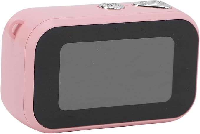Tbest 1080P Thumb Retro Video Camera Color Screen Small for Cycling Hiking Pet Recording (Pink) (Pink)