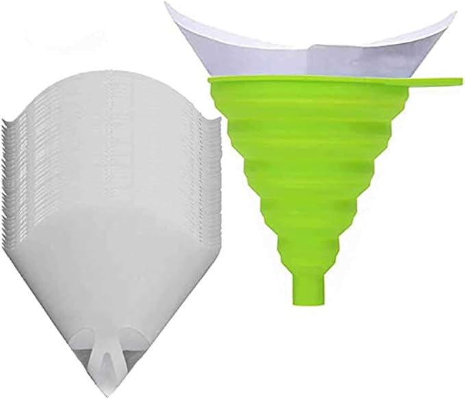 200PCS Paper Paint Strainers