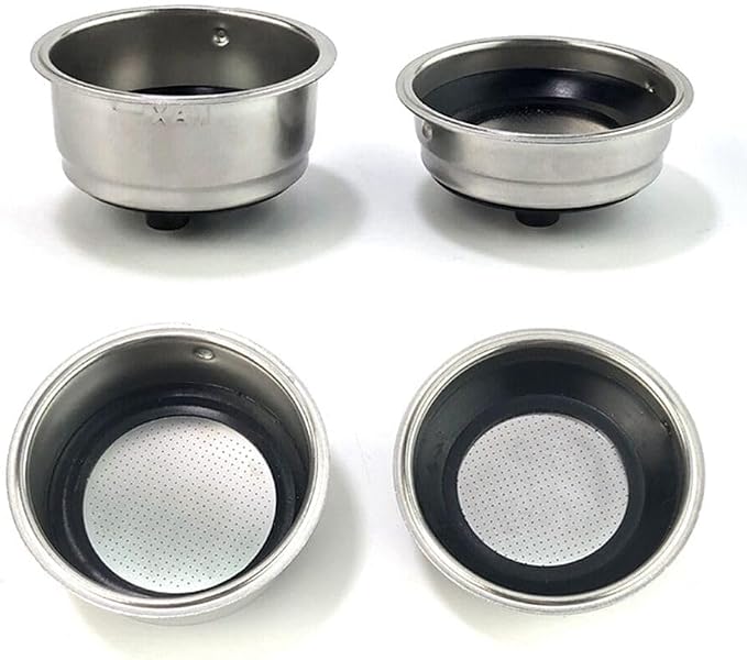 2-Pack Pressurized Coffee Filter Basket 51mm Portafilter Basket