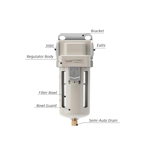 Industrial Air Dryer Filter 1/2”NPT, Air Compressor Water Separator, Air