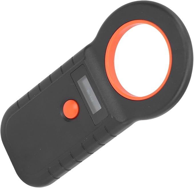 GOTOTOP Pet Microchip Scanner, 2.4G Wireless Connection Microchip Tag Reader with Buzzer Supports EMID FDX B Formats Stores 128 Records