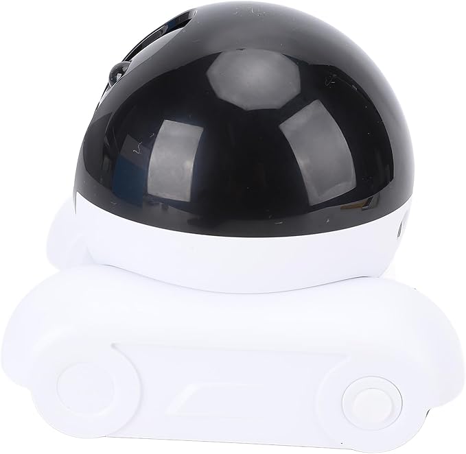 Pomya Robot Camera On Wheels, 2MP 1080P Dual Lens Rotatable, Movable Pet Camera with Phone APP, 2 Way Talk, Motion Detection, 5200mAh Battery, WiFi Indoor Security Camera for Dogs Cats