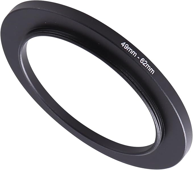 49-62mm Step-Up Ring Adapter, 49mm to 62mm Step Up Filter Ring
