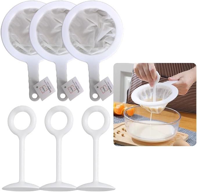 Kitchen Ultra-Fine Nylon Mesh Strainer I Filter Spoon Sieve