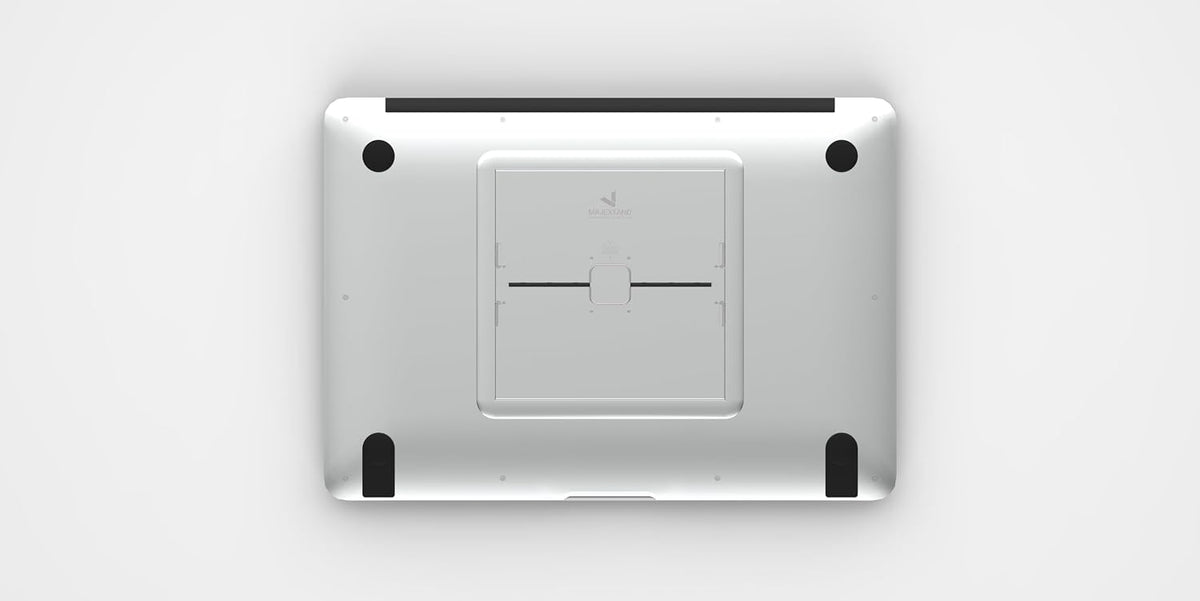 Invisible Laptop Stand, Stick-On 6-Level Riser for Mobile Work