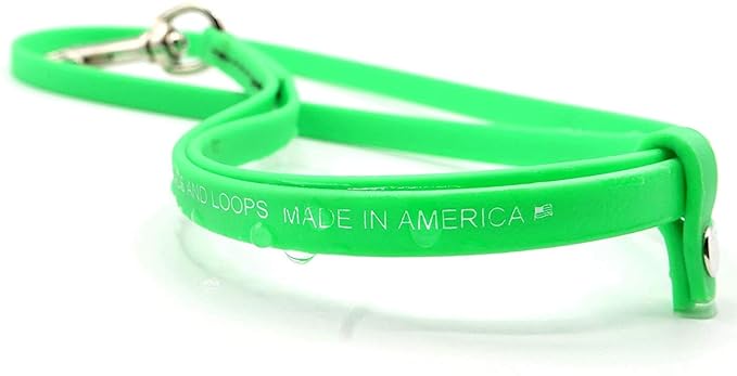 Jelly Pet Grooming Loop for Dogs, Fits Most Pet Grooming Tubs/Tables, Easy to Clean, Waterproof & Durable Noose Loop, Stronger Than Leather, Made in The USA (1/2'' x 24'', Teal)
