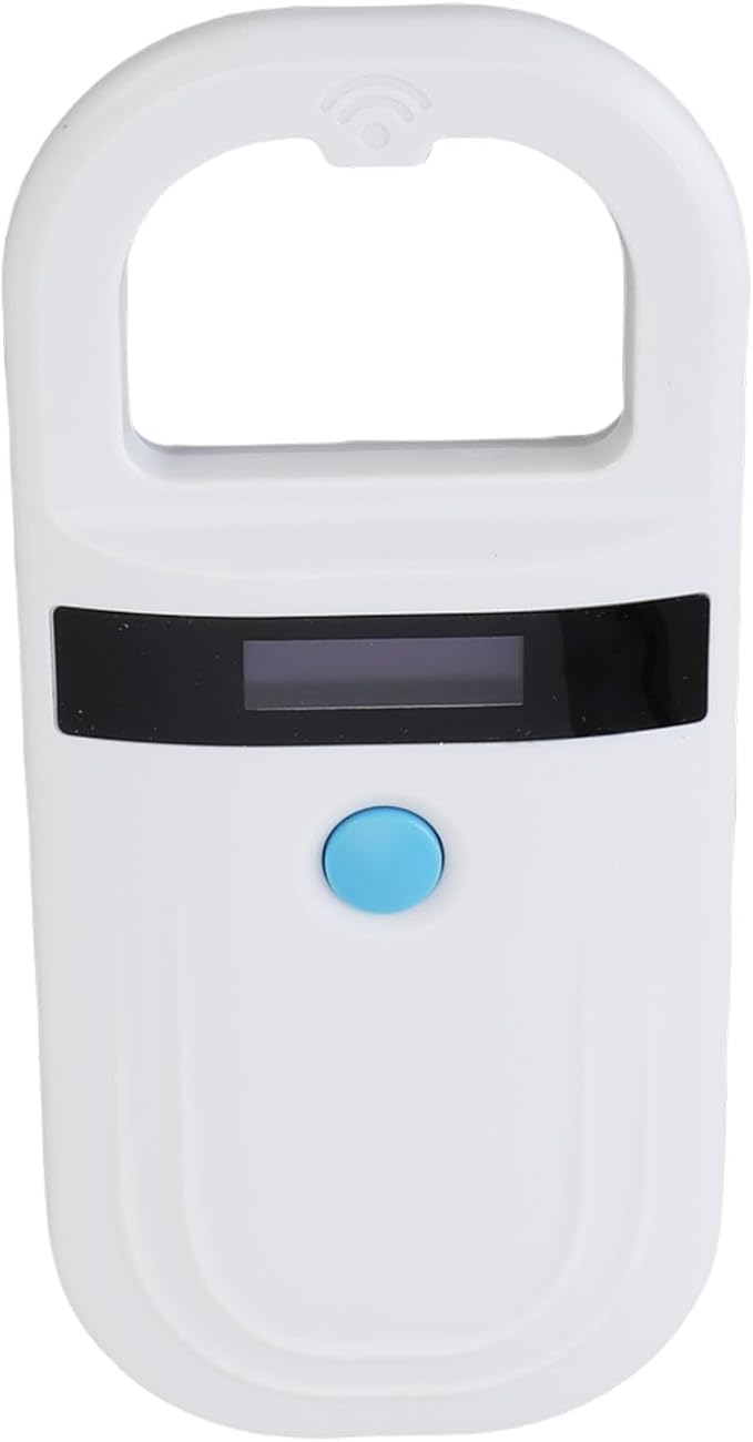 Microchip Scanner, 1000 Records Rechargeable Display Screen Pet Chip Scanner for EMID (Type 1)