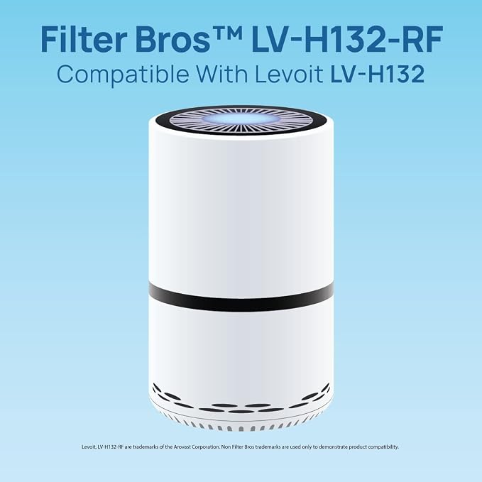 Filter Bros LV-H132-RF High Efficiency Activated Carbon Replacement Filter Fits
