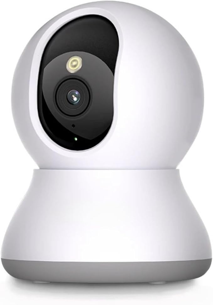 2.4G WiFi Indoor Camera 2K 3MP 360° PTZ Pet Dog IP CCTV Camera with Phone App 2-Way Talk Night Vision for Home Securi(US Plug)