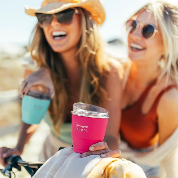 Pirani 10 oz. Insulated Stackable Wine and Whiskey Tumbler
