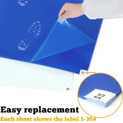SATECH Sticky Tacky Mat 24" x 36" White